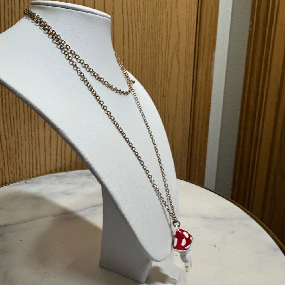 Mushroom Crystal necklace ❤️ - Picture 2 of 6
